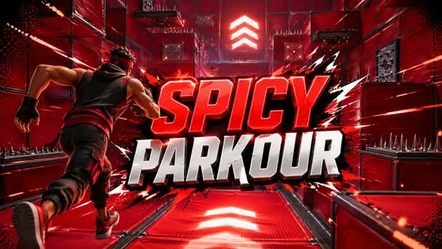SPICY PARKOUR [0605] 🔥 — Fortnite Creative map cover art