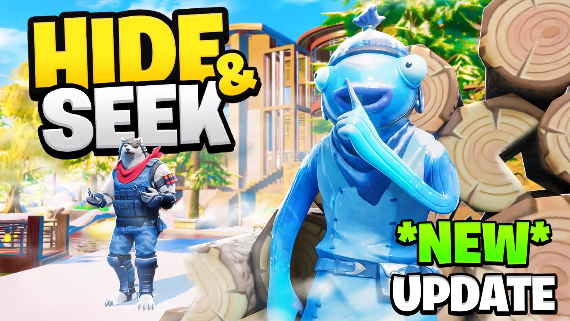 🏔️MOUNTAIN MANSION HIDE AND SEEK👀 — Fortnite Creative map