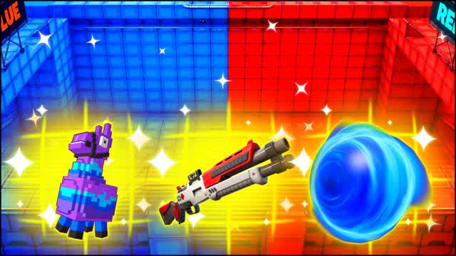 RED VS BLUE VIEW REBUILD 🔴🔵 — Fortnite Creative map cover art