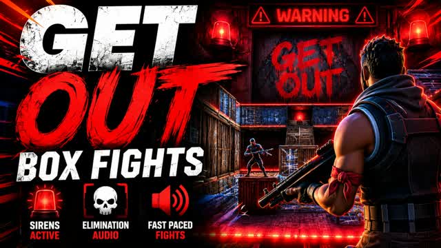 GET OUT: Box Fights — Fortnite Creative map cover art