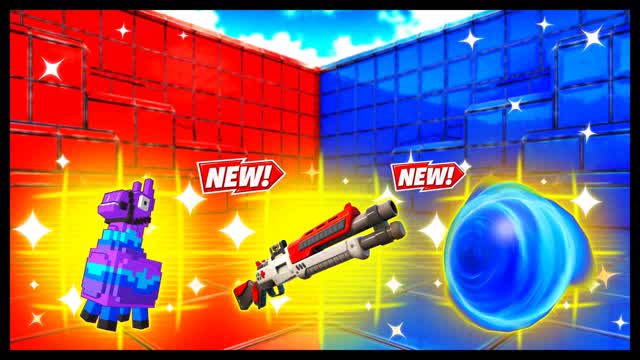 RED VS BLUE SKYLINE CLARITY 🔴🔵 — Fortnite Creative map