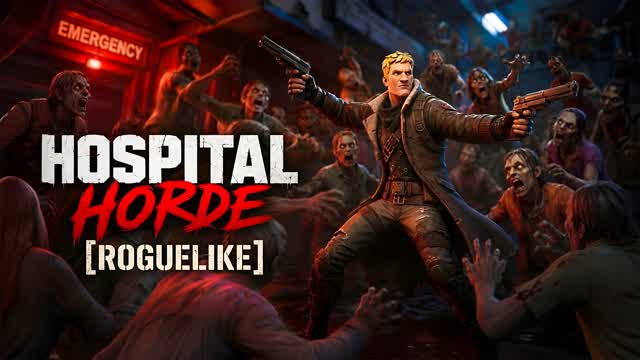 HOSPITAL HORDE [ROGUELIKE] — Fortnite Creative map cover art