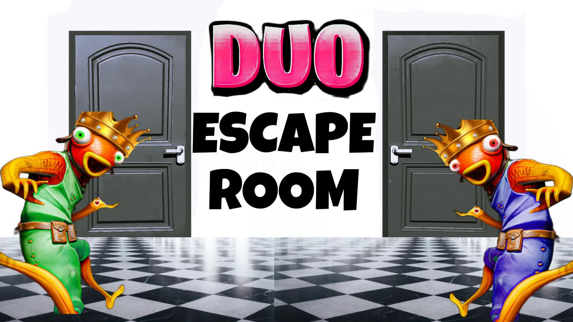 DUO ESCAPE ROOM — Fortnite Creative map