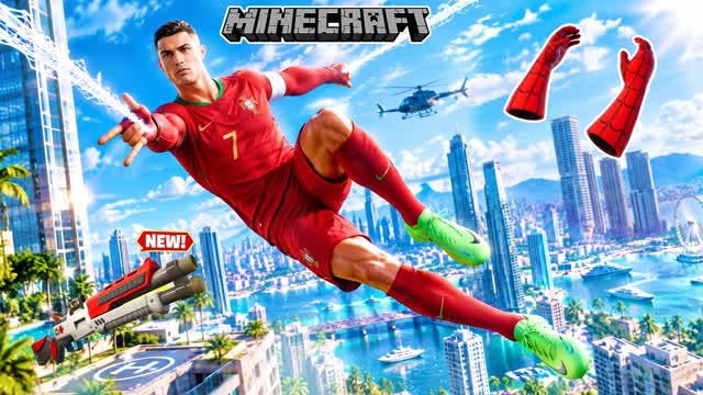 SPIDERS CITY MC CR7 GUN GAME 🚗 — Fortnite Creative map cover art