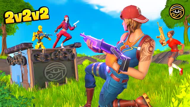 Rapid 2V2V2 Zero Build 💎 — Fortnite Creative map