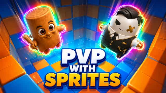PVP WITH SPRITES — Fortnite Creative map cover art