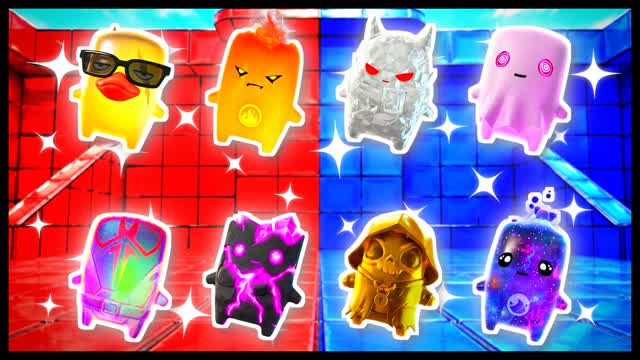 RED VS BLUE BLAZETRACK 🔴🔵 — Fortnite Creative map cover art