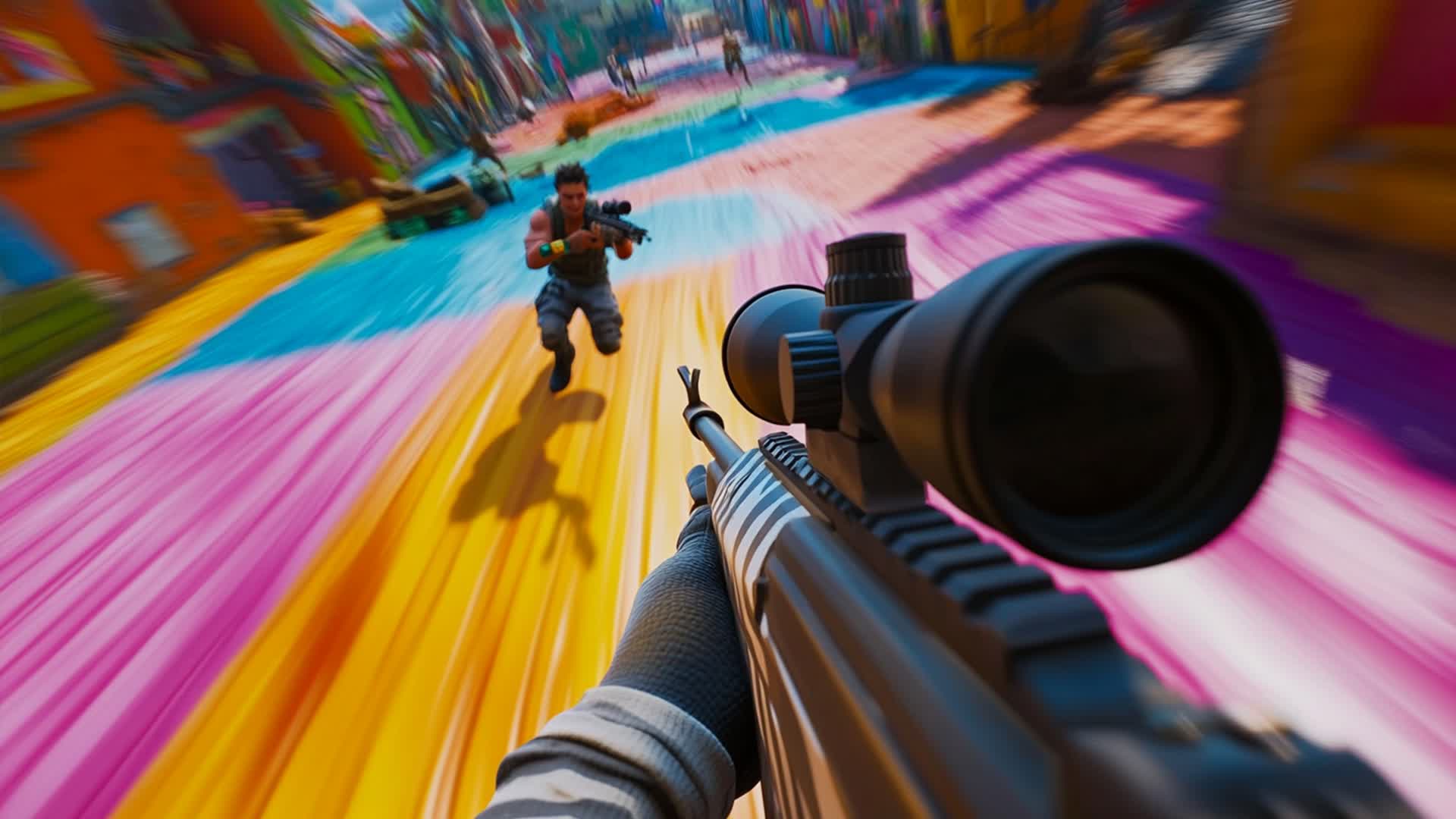SNIPERS VS RUNNERS! — Fortnite Creative map