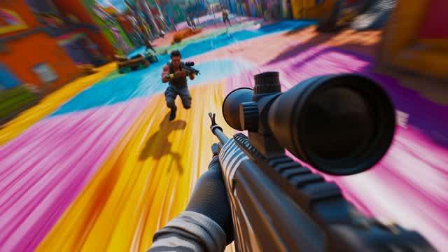 SNIPERS VS RUNNERS! — Fortnite Creative map cover art