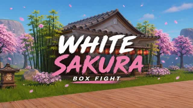 🌸BOXPVP WHITE SAKURA🌸 — Fortnite Creative map cover art