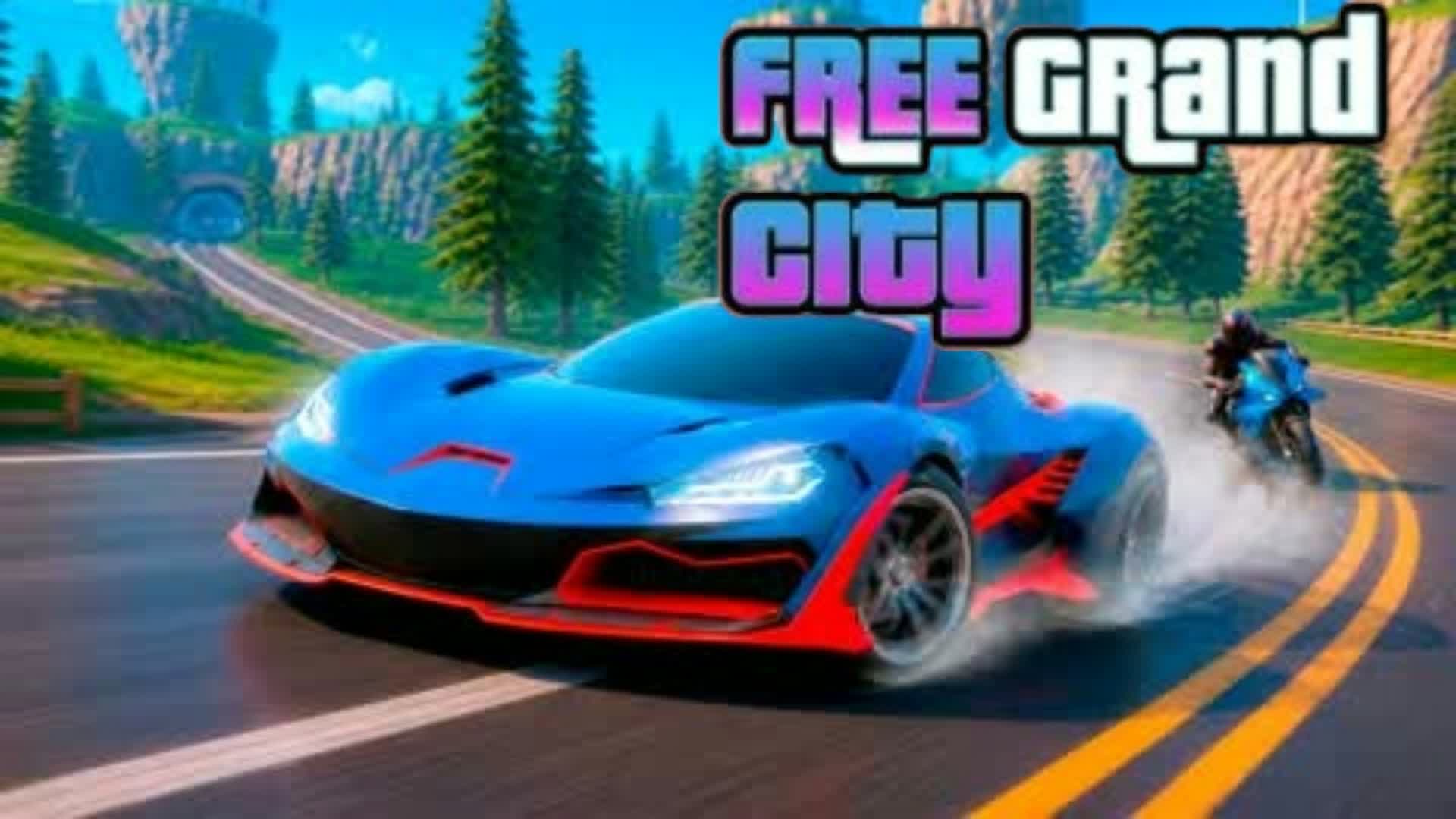 SUPER FREE DRIVE 🌃 — Fortnite Creative map