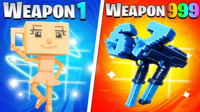 CHAOS GUN GAME 🔥🔫 CUSTOM WEAPONS — Fortnite Creative map