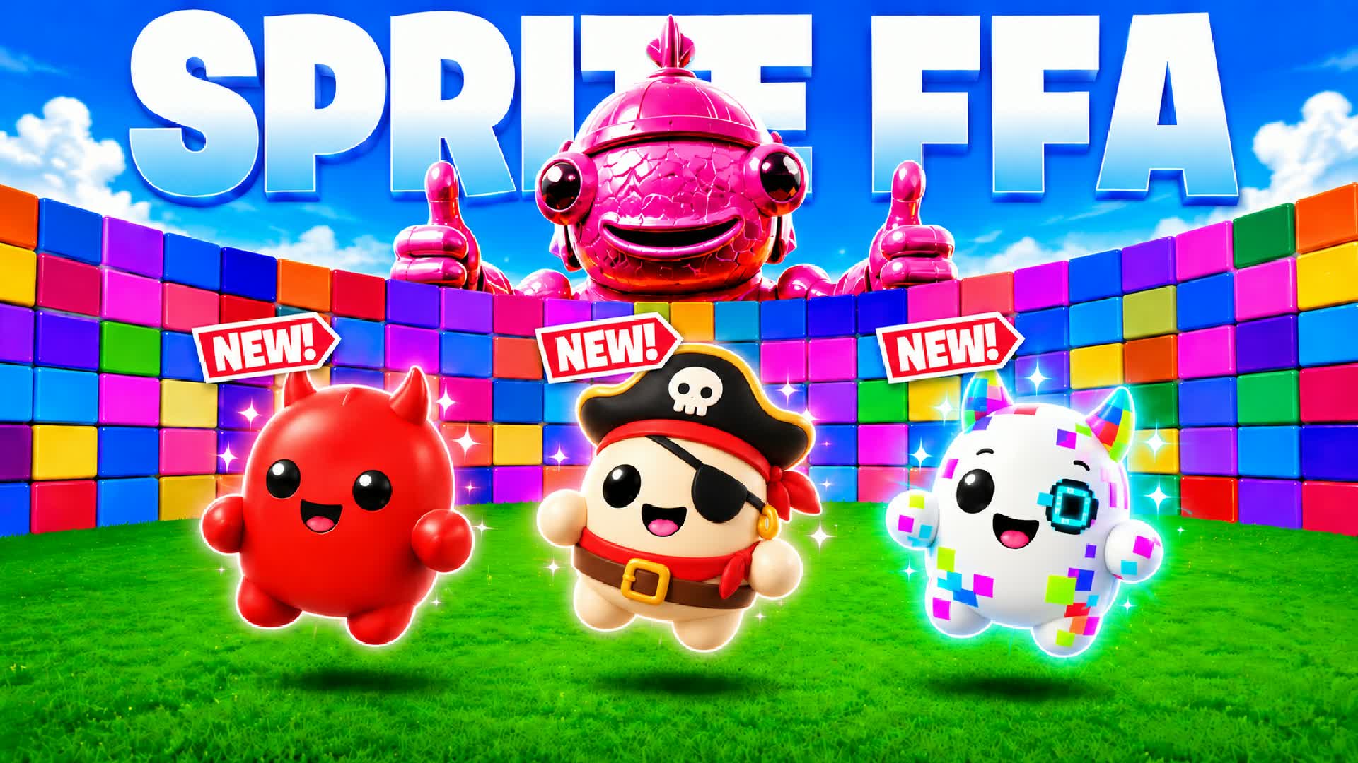 SPRITES FFA - KUZO 1v1 & ALL WEAPONS — Fortnite Creative map