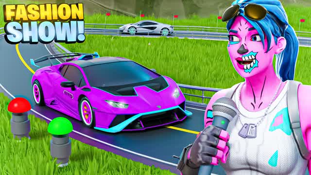 Car Fashion Show — Fortnite Creative map cover art
