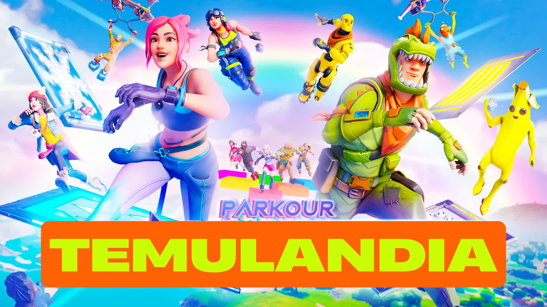 parkour de temu — Fortnite Creative map