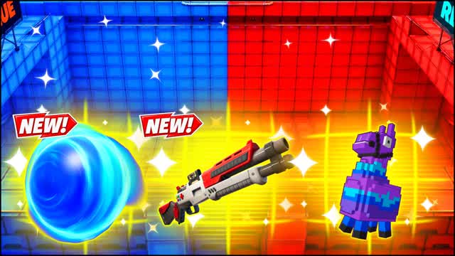 RED VS BLUE DISTANT EYE 🔴🔵 — Fortnite Creative map cover art