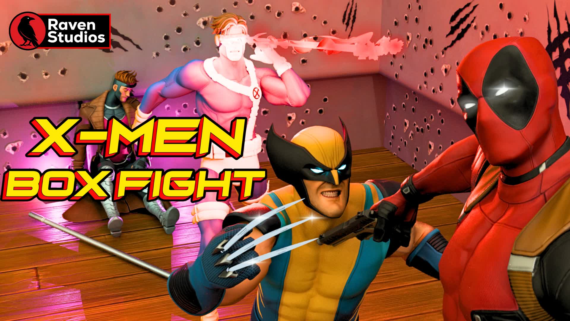 X-MEN BOX FIGHT — Fortnite Creative map