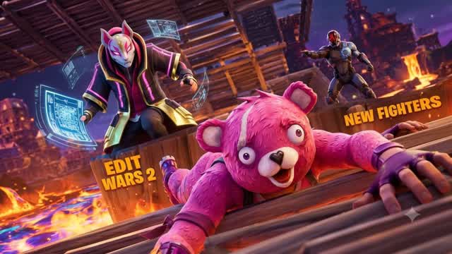 طيحني بالأدت/🔥📝EDIT  WARS 2 — Fortnite Creative map