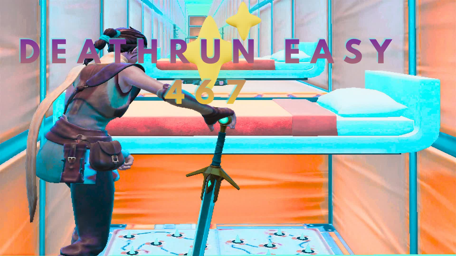 DEATHRUN EASY 467 LEVELS — Fortnite Creative map