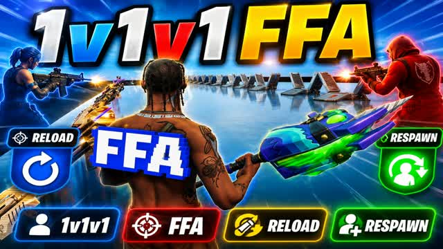 1v1V1 FFA RELOAD RESPAWN — Fortnite Creative map