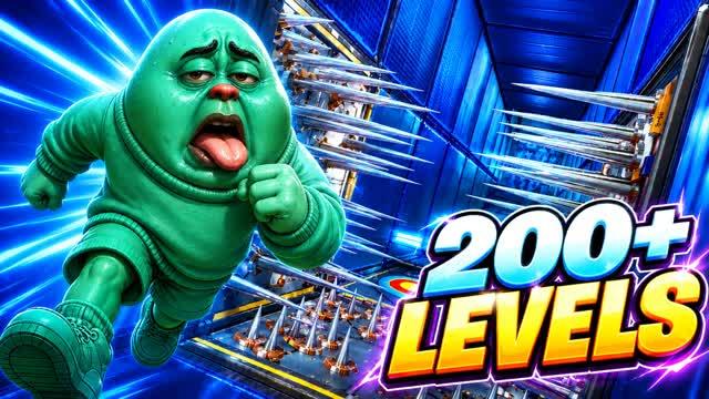 🔥 200 LEVELS HARD PARKOUR — Fortnite Creative map