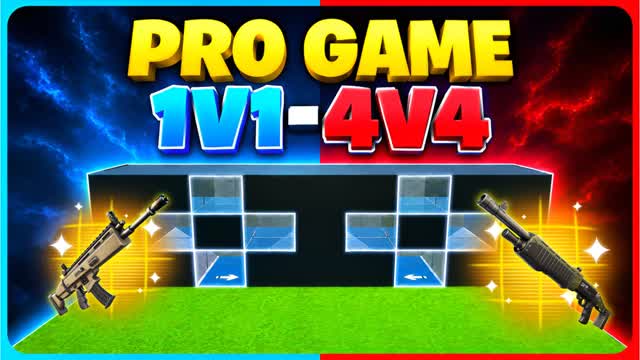 PRO GAME (1V1-4V4) — Fortnite Creative map