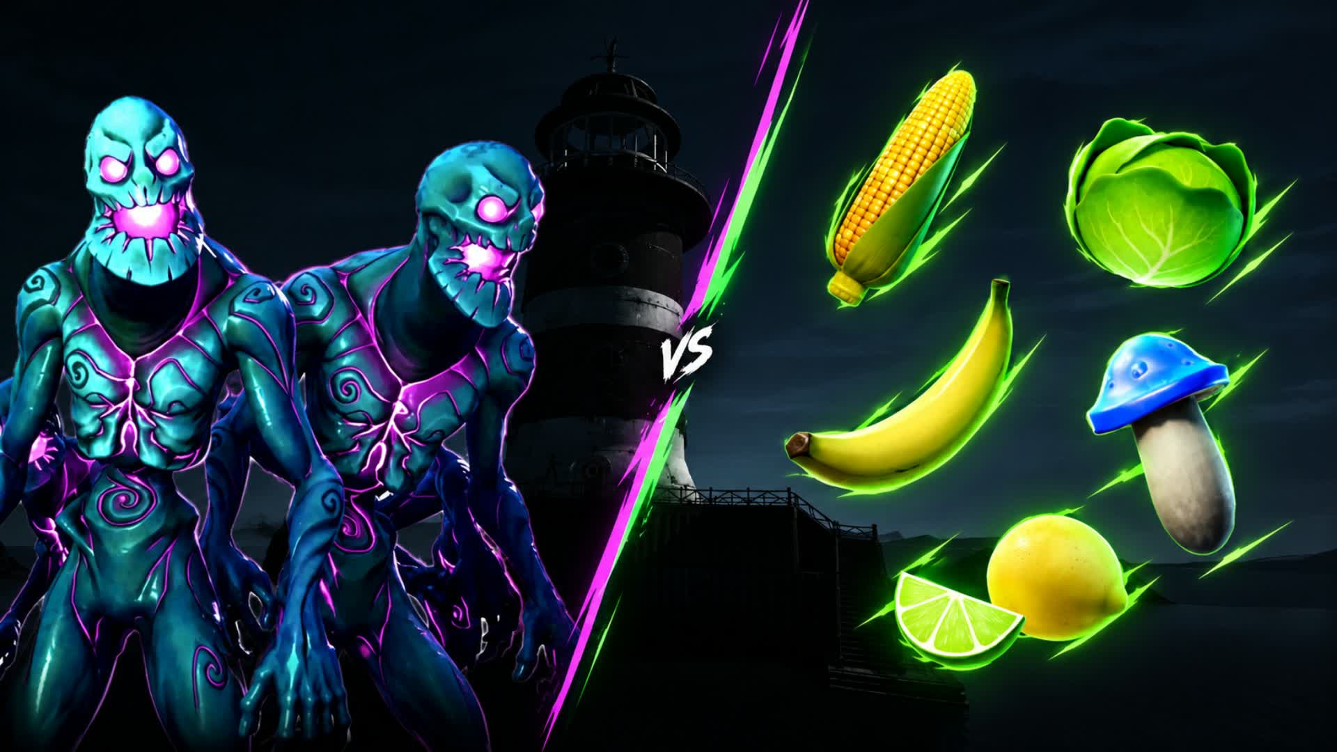 Find 5 vegetables for survive — Fortnite Creative map