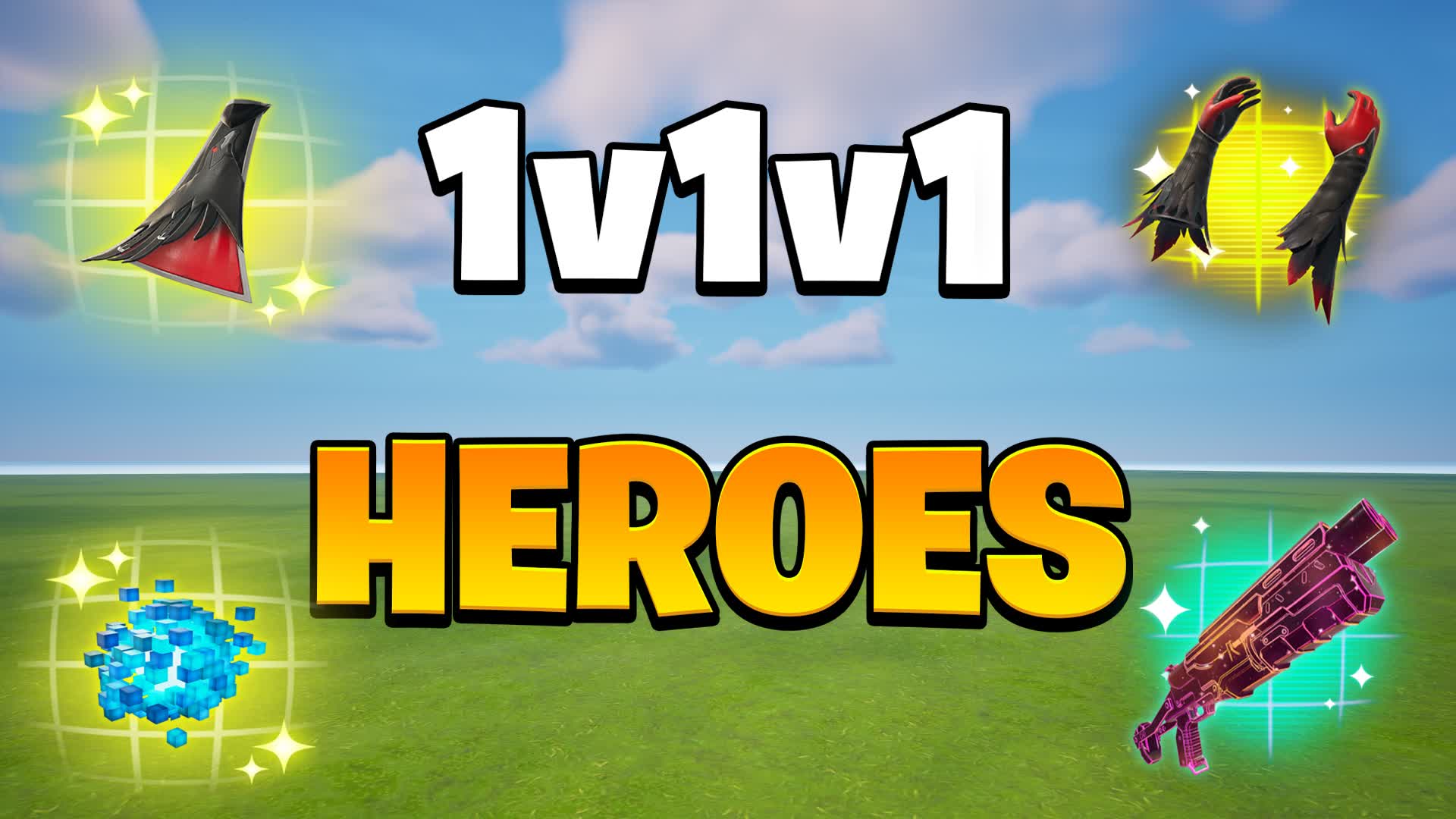 1V1 HEROES RELOAD FREE FOR ALL — Fortnite Creative map