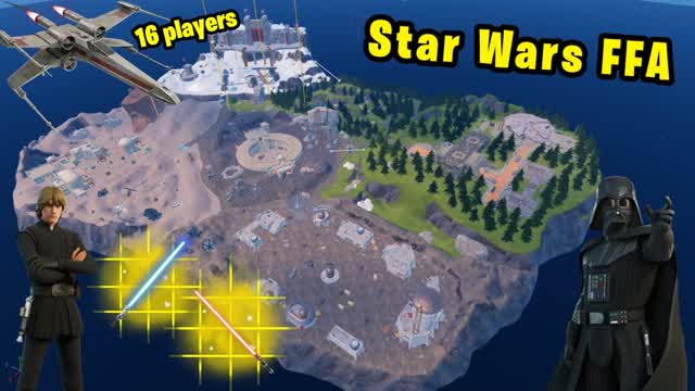 Star Wars FFA Frontier Conflict — Fortnite Creative map cover art