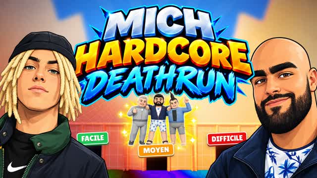 MICH HARDCORE DEATHRUN TCHIKI BRR — Fortnite Creative map cover art
