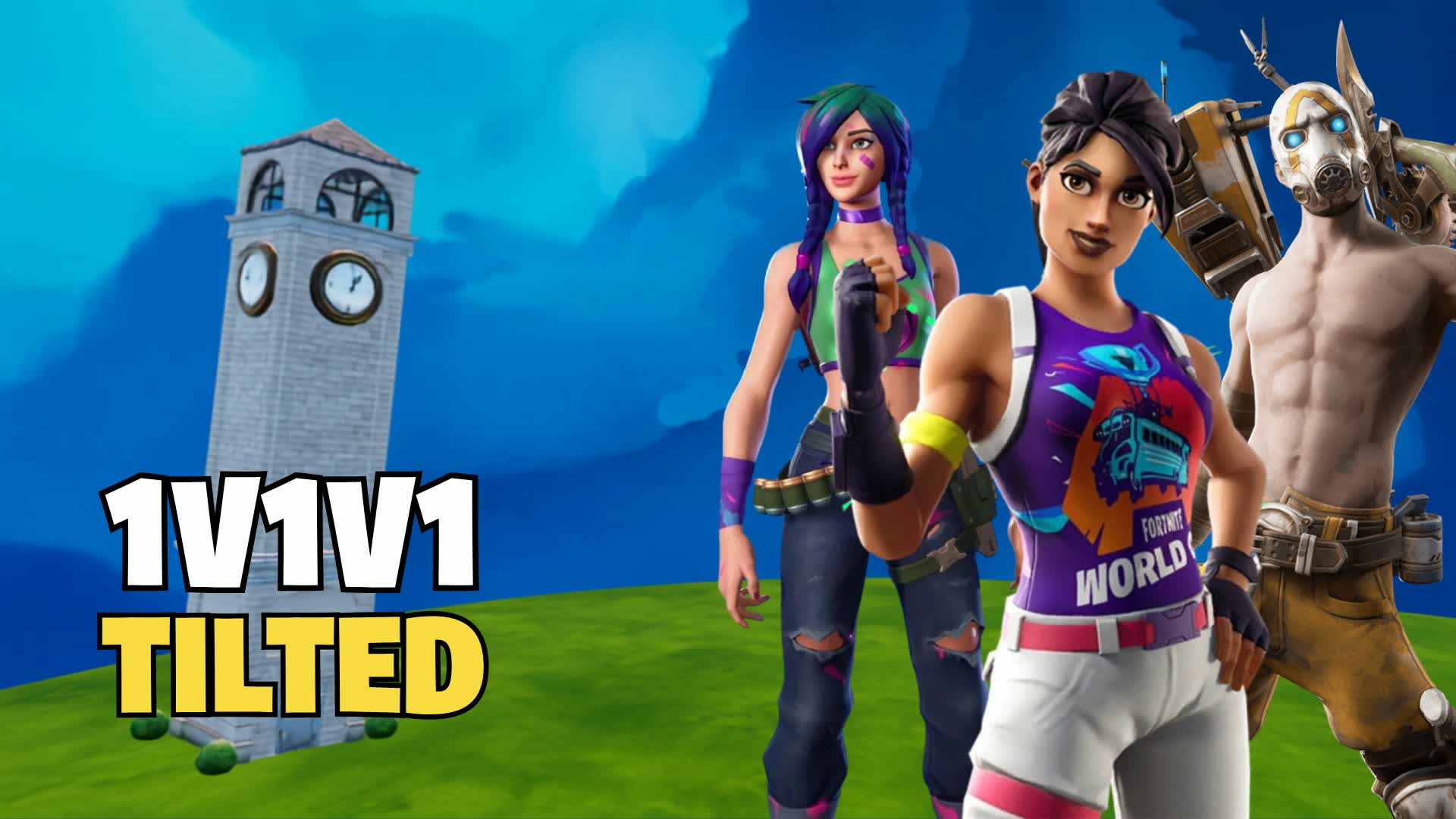 TILTED RELOAD 1V1V1 (FFA) — Fortnite Creative map