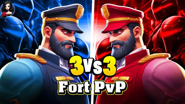 🏰 Clash of Forts 3v3 🏰 — Fortnite Creative map cover art