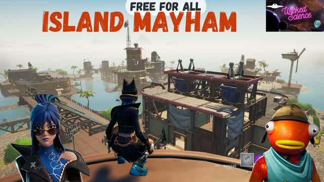 Island Mayham Free For All — Fortnite Creative map cover art