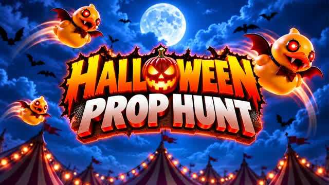 Halloween Prop Hunt Circus — Fortnite Creative map