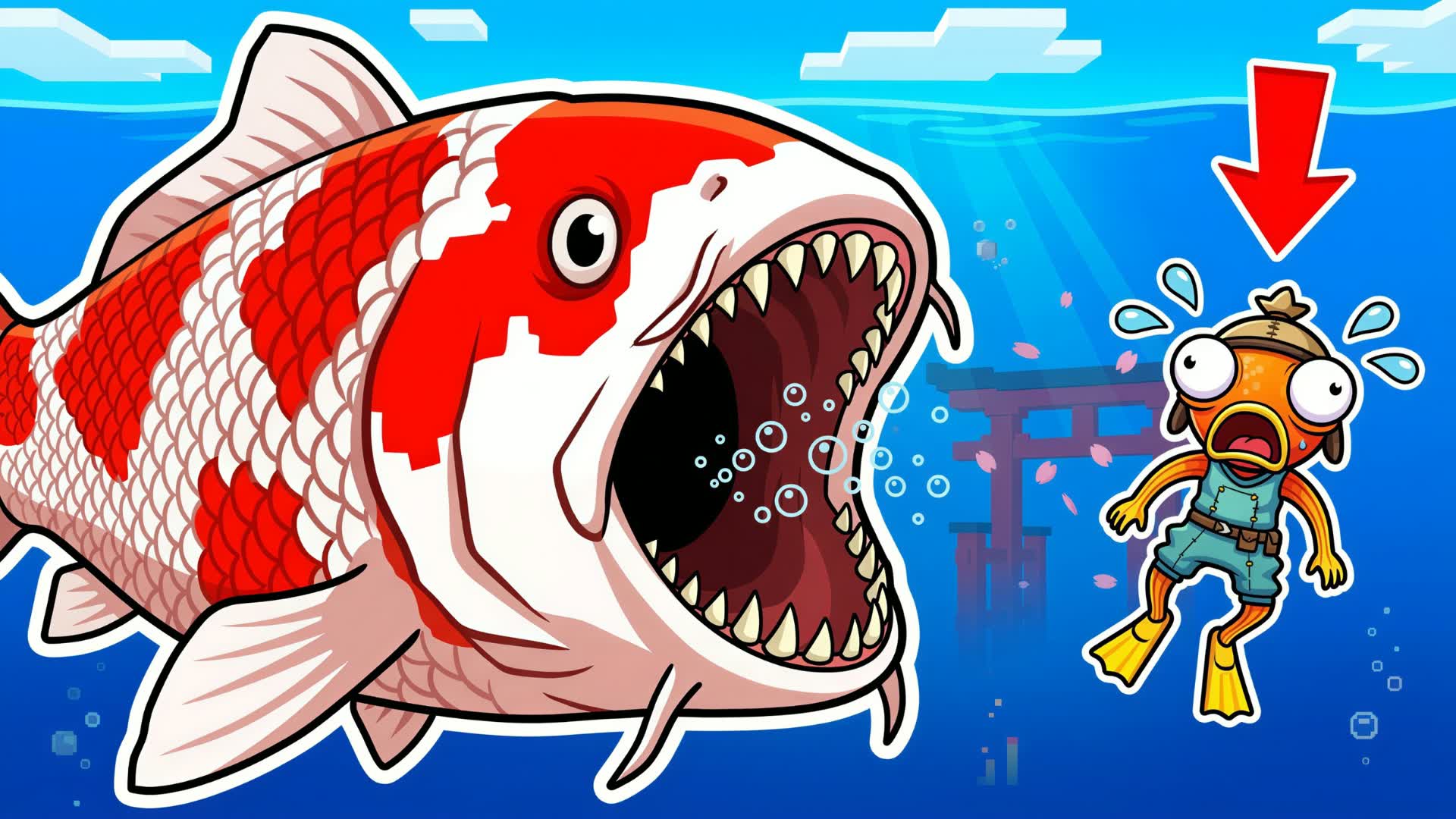 Dive for Japanese Brainrots — Fortnite Creative map
