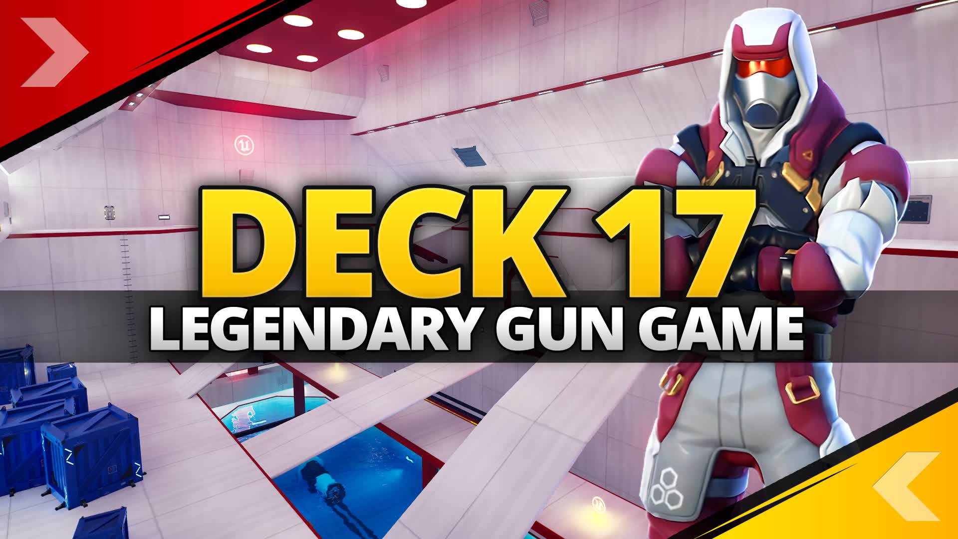 DECK 17 - LEGENDARY GUN GAME — Fortnite Creative map