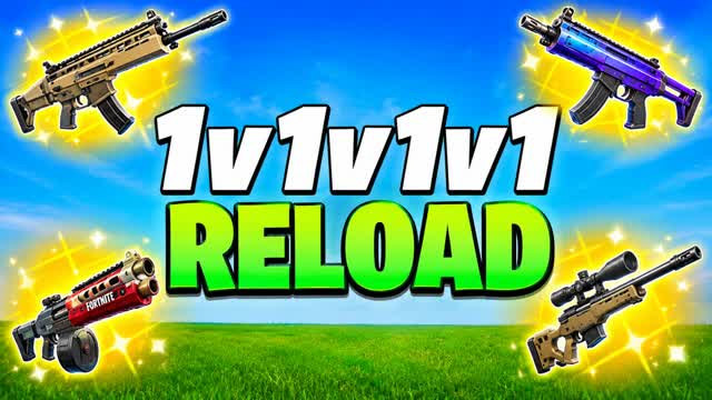 galaxy 1v1v1v1 reload — Fortnite Creative map