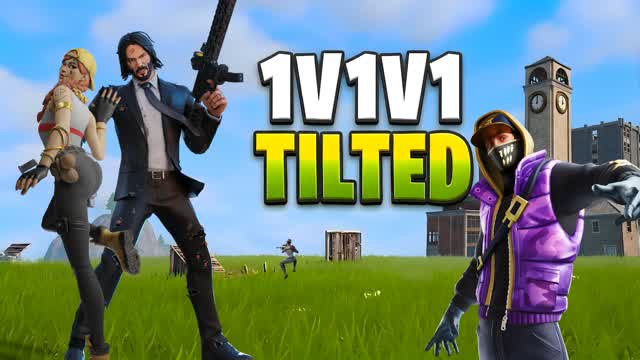 1v1v1 SKIN TILTED — Fortnite Creative map