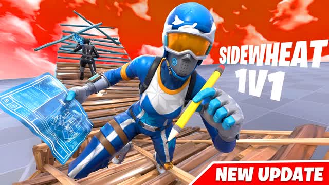 SIDEWHEAT 1V1 BUILD FIGHT — Fortnite Creative map cover art