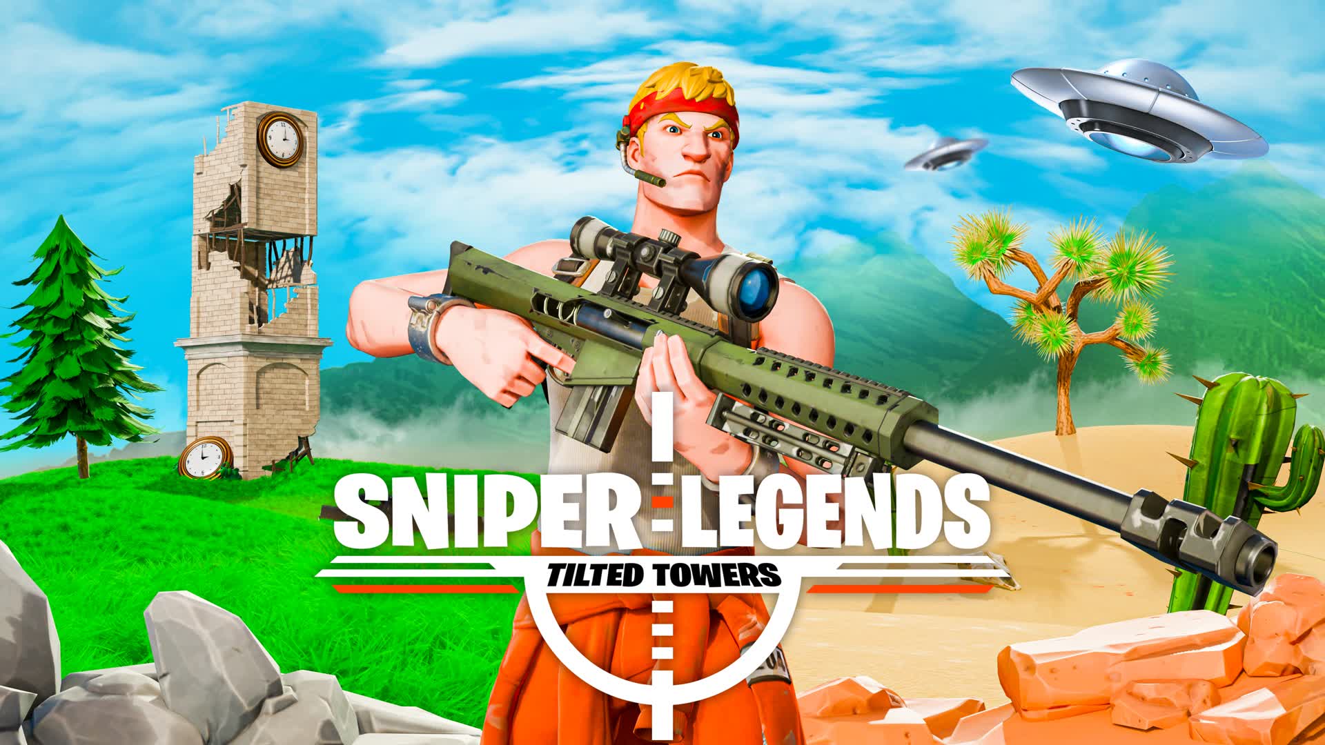 🎯 SNIPER LEGENDS سنايبرات 🎯 ONE SHOT — Fortnite Creative map