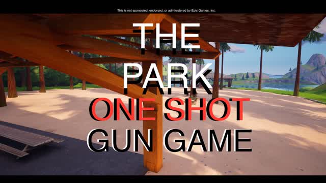 THE PARK - ONE SHOT GUN GAME — Fortnite Creative map cover art