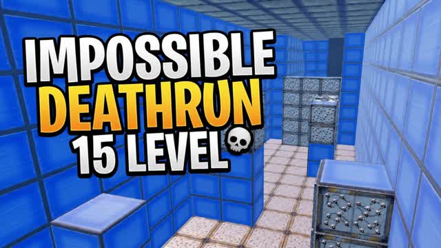 IMPOSSIBLE DEATHRUN 15 LEVEL — Fortnite Creative map cover art