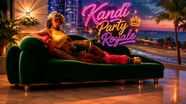 Kandi Party Royale — Fortnite Creative map cover art