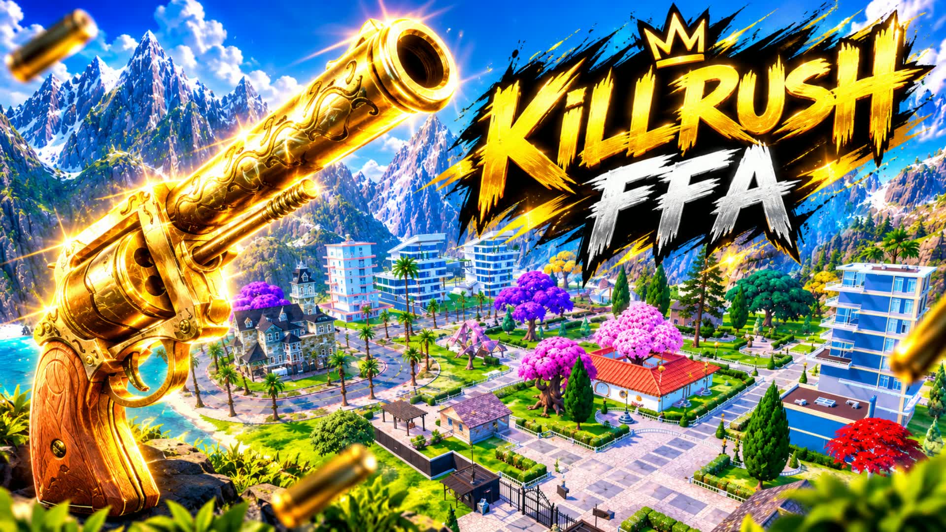 🔥 KILLRUSH FFA 🔥 — Fortnite Creative map