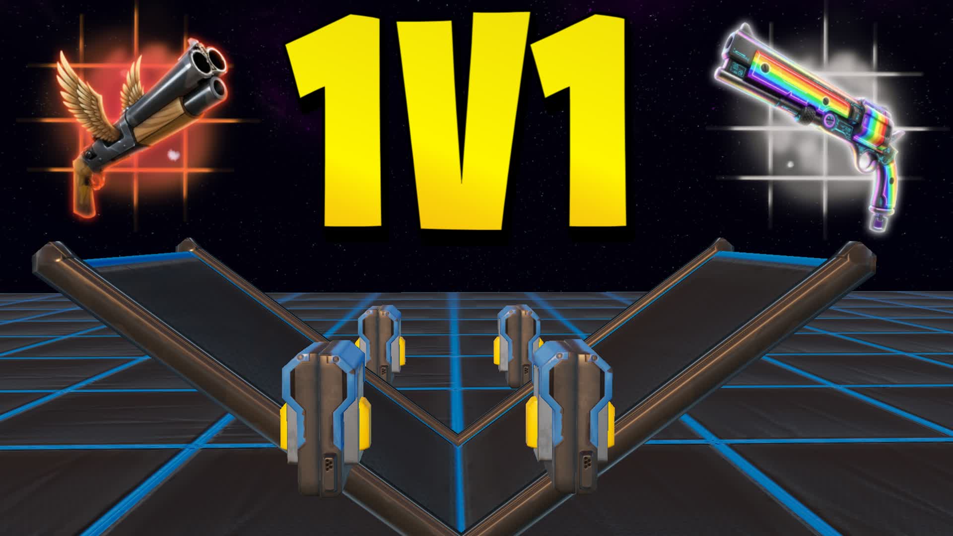 1v1 1v1 + OP WEAPONS(FFA) — Fortnite Creative map