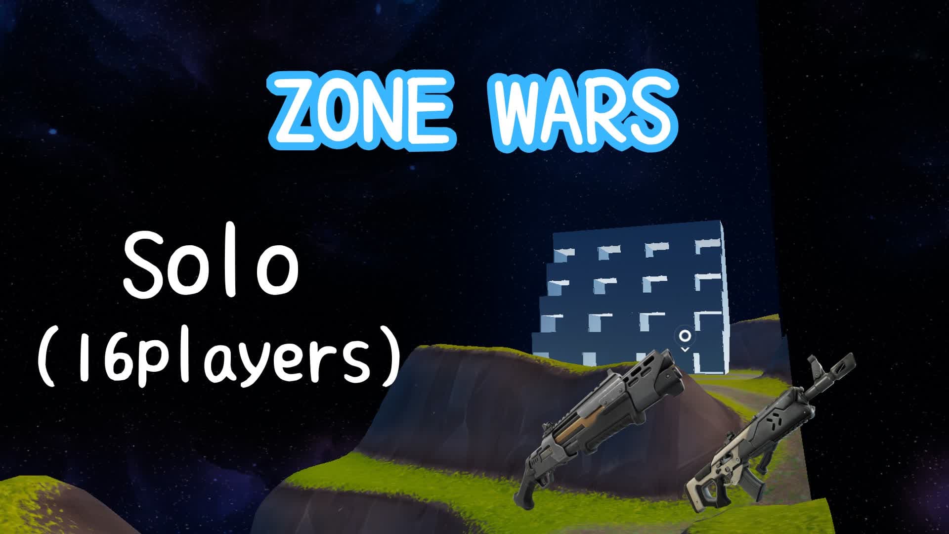 ZONE WARS Solo (16players) — Fortnite Creative map