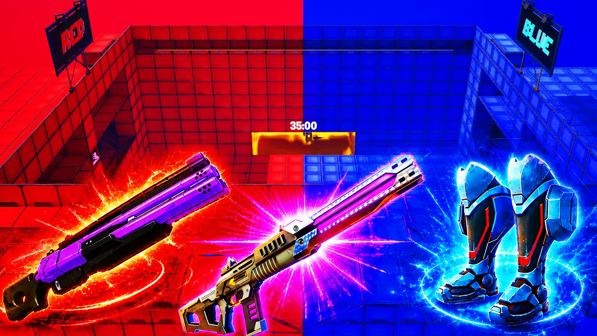 CRAZY RVB VS 67UNC🔴🔵 — Fortnite Creative map