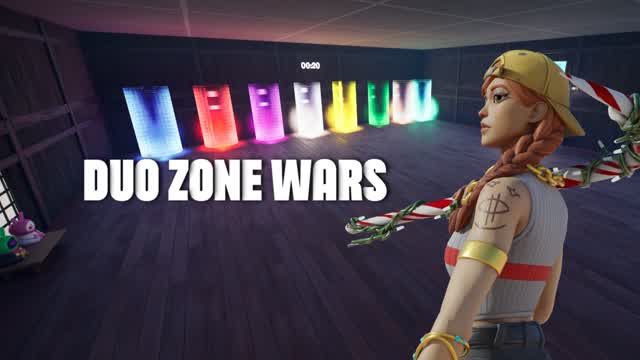 DUO ZONE WARS — Fortnite Creative map cover art