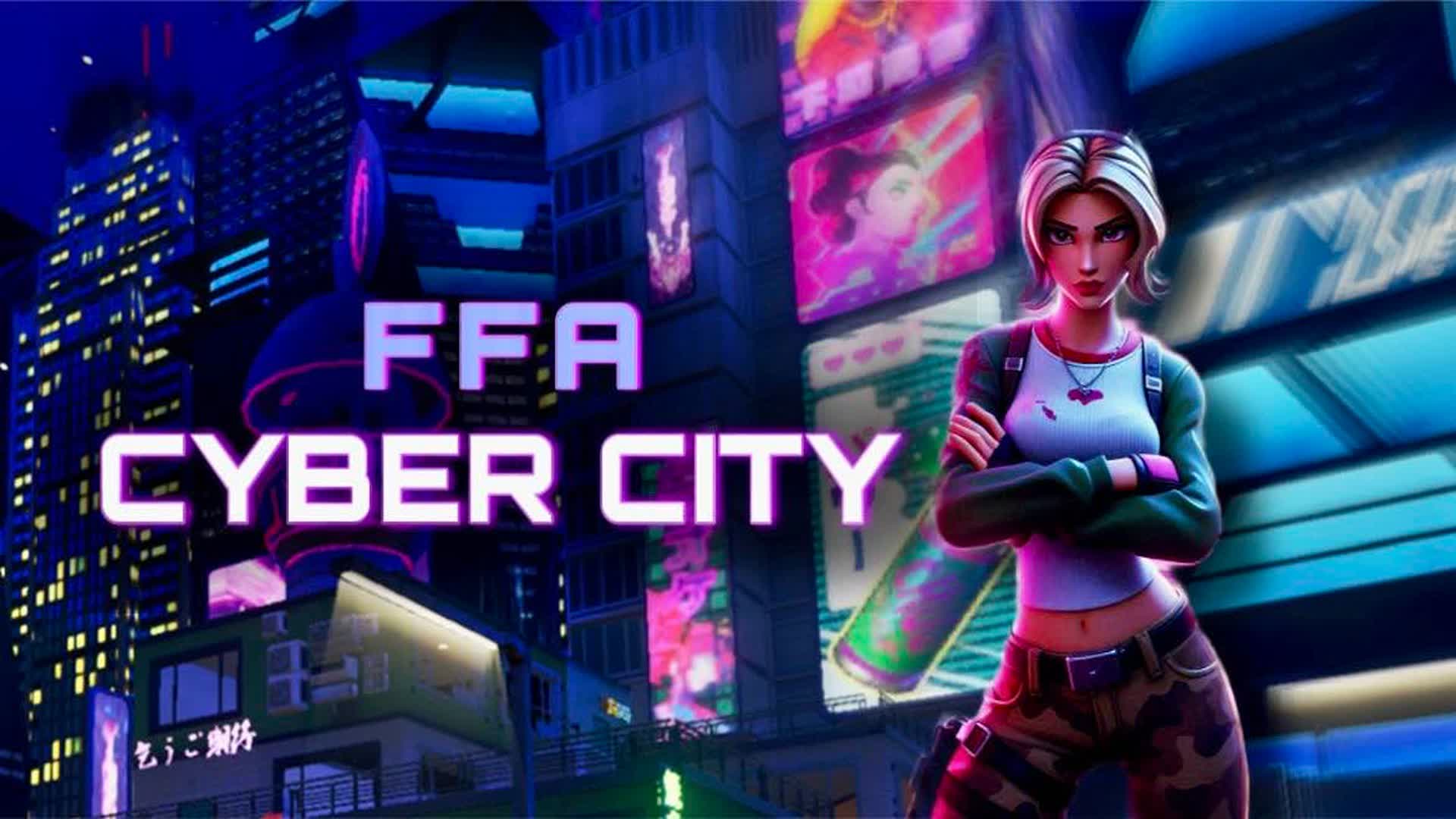 CYBER CITY FFA — Fortnite Creative map