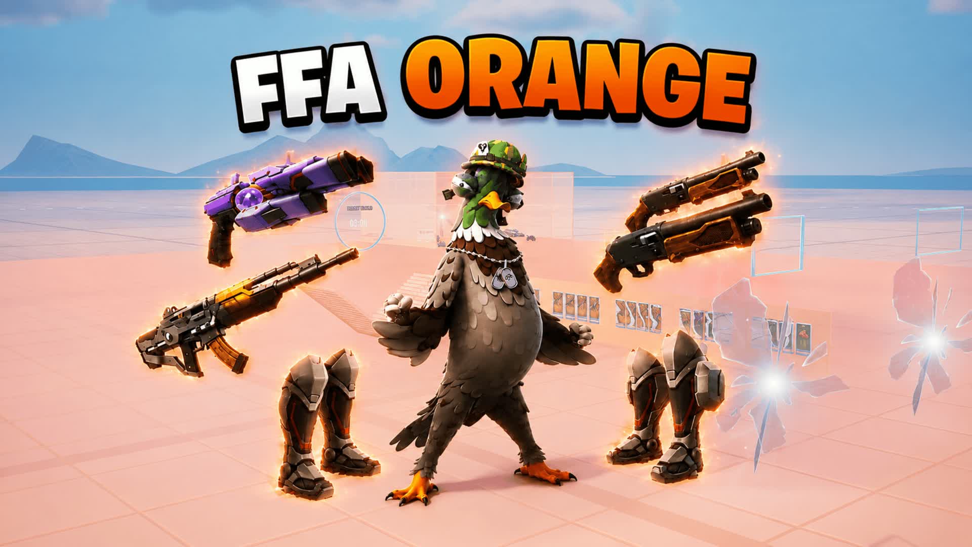 FFA ORANGE 🧡 — Fortnite Creative map